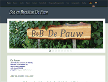 Tablet Screenshot of bedenbreakfastdepauw.nl